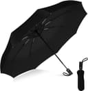 FIGMENT Windproof Travel Umbrella, Automatic Open Close, Big Size for Men, Women, Kids, UV Protection, Stylish Folding Umbrella, Compact 3 Fold Design, Rain and Sun Umbrella, Lightweight