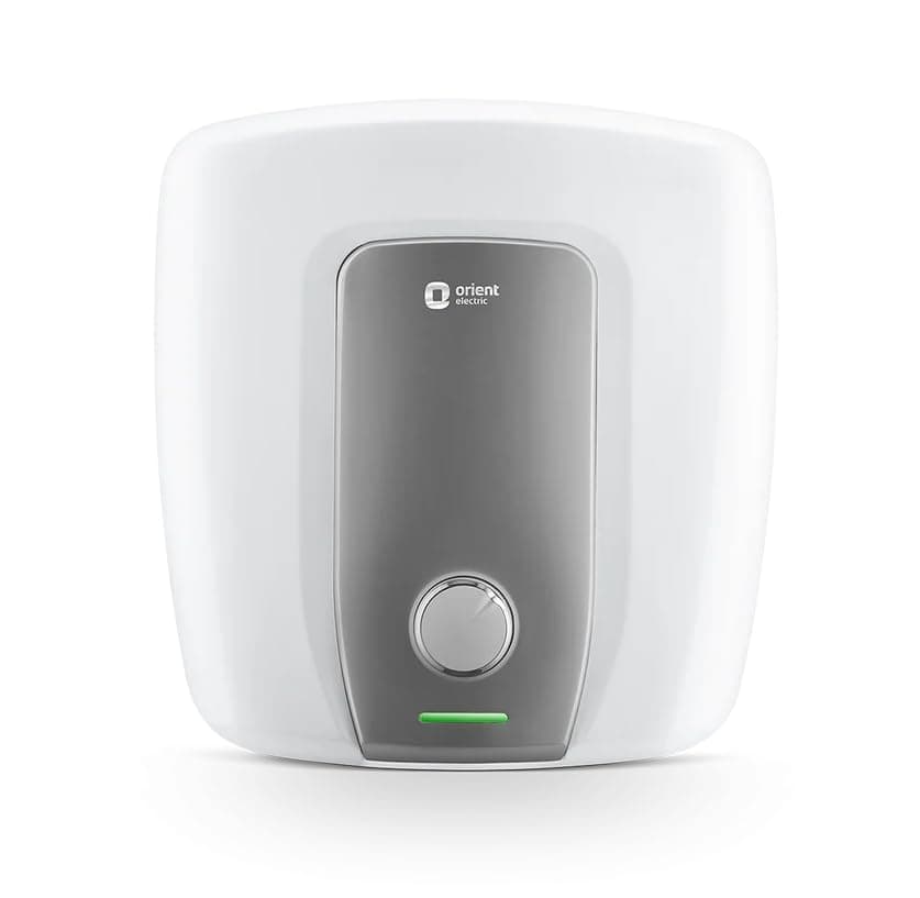 Orient Electric Aquator Neo 25L 5 Star Storage Water Heater (White, Vertical, 2000W) | Duron Heating Element | Glassline Tank | Whirlflow Technology | 7 Years Tank Warranty (White, 25 Liter)