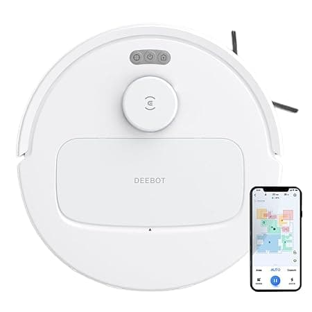 ECOVACS DEEBOT N30 White 2 in 1 Robot Vacuum Cleaner & Mop, 2025 New Launch, 10000 Pa Suction, 5200mAh Battery, Covers 3500+ Sq ft in Single Charge, Zero Tangle 2.0 Technology, Advanced TrueMapping thumbnail 5