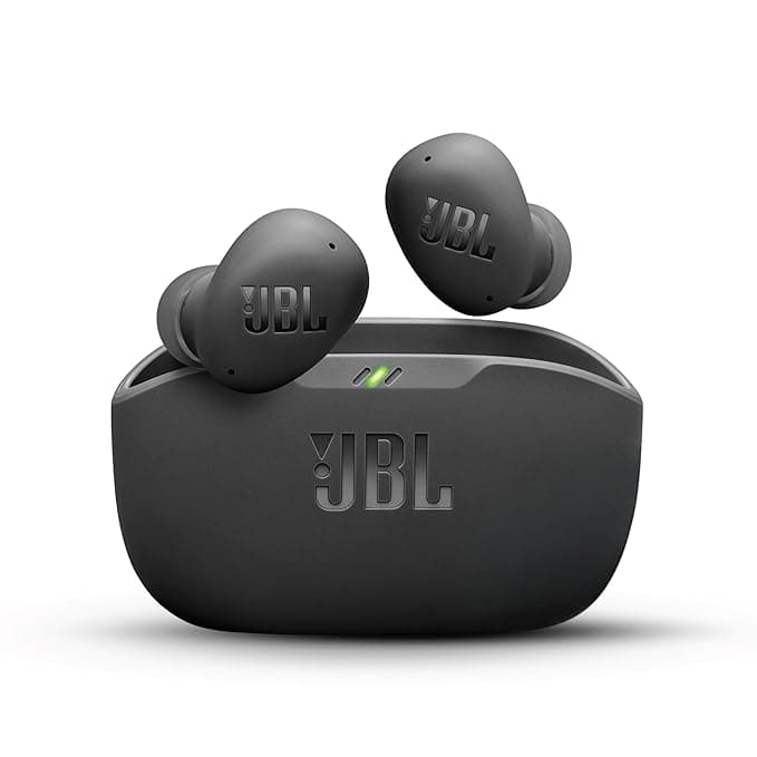 JBL Wave Buds 2 Ear Buds Wireless BluetoothV5.3, Active Noise Cancellation EarBuds,Multi Connect, App for Customized Extra Bass Eq, Relax Mode,Speed Charge, 40H Playback, Fast Pair, 4 Mics,IP54(Black) product image