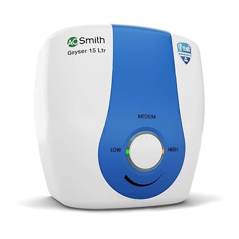 AO Smith Geyser 15 Ltr With 5 Star BEE Rating, Vertical Water Heater | Geyser 15+ Litre For High Rise Building | 7 Year Tank Warranty, 2 Year Comprehensive Warranty | SDS-GREEN-015 thumbnail 4