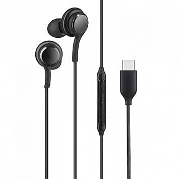 Type-C Earphones for Xiaomi Redmi Note 13 Pro Plus 5G Earphones Original Like Wired in-Ear Headphones Stereo Deep Bass Headset Earbud with Type-C Audio Jack, Mic (CAK2, Black) thumbnail 7
