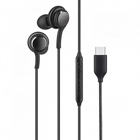 Type-C Earphones for Xiaomi Redmi Note 13 Pro Plus 5G Earphones Original Like Wired in-Ear Headphones Stereo Deep Bass Headset Earbud with Type-C Audio Jack, Mic (CAK2, Black) thumbnail 5