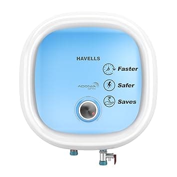 Havells All New Adonia Spin 25L 5 Star Storage Water Heater(Geyser)|Faster Heating|Safe to use|Saves electricity|Feroglas Coated Anti Rust Tank| Temp. setting knob|7 Yr. Tank Warranty| Made In India thumbnail 7