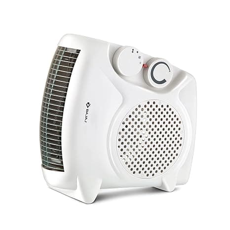 Bajaj Majesty RX10 Room Heater For Home | 2 Heat Settings 1000W/2000 Watts | Triple Safety Assurance | Adjustable Thermostat | Two Way Installation | Heat Convector Room Heater | 2-Yr Warranty 【White】 thumbnail 4
