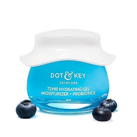 DOT & KEY 72Hr Hydrating Gel + Probiotics Moisturizer For Face With Hyaluronic Acid, Kombucha & Rice Water Lightweight Gel Oil Free Moisturizer | For Oily, Dull & Uneven Skin Tone I For All Skin Types | 60Ml thumbnail 5