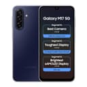 Samsung Galaxy M17 5G (Sapphire Black, 8GB RAM, 128GB Storage)| 50MP OIS Triple Camera| Gorilla Glass Victus| IP54 Rating| 6 Gen of OS Upgrades| AI| Circle to Search| Gemini Live| Without Charger