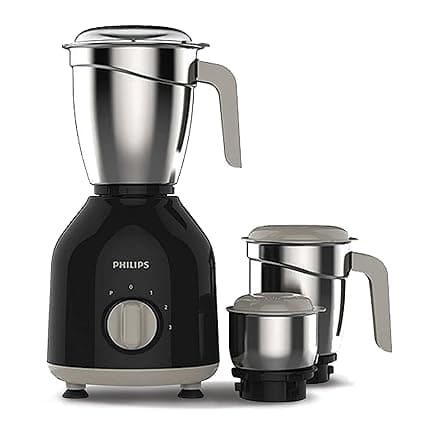Philips HL7756/00 Mixer Grinder with 10-year warranty on product registration , 750W, 3 Jars (Black) thumbnail 6