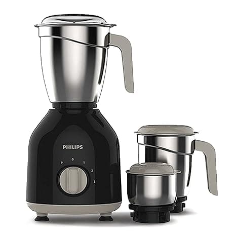 Philips HL7756/00 Mixer Grinder with 10-year warranty on product registration , 750W, 3 Jars (Black) thumbnail 4