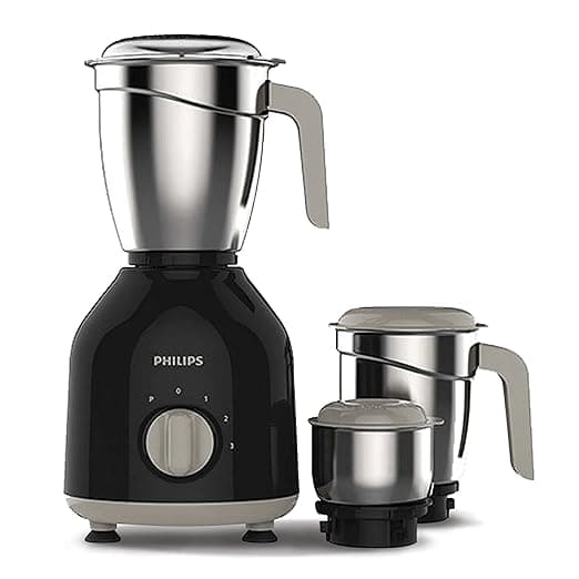 Philips HL7756/00 Mixer Grinder with 10-year warranty on product registration , 750W, 3 Jars (Black) thumbnail 3