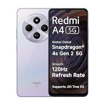 Redmi A4 5G (Sparkle Purple, 6GB RAM, 128GB Storage) | Global Debut SD 4s Gen 2 | Segment Largest 6.88in 120Hz | 50MP Dual Camera | 18W Fast Charging thumbnail 7