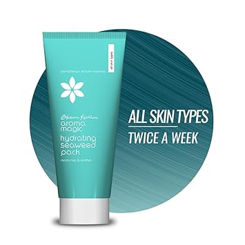 Aroma Magic Hydrating Seaweed Multi-use Face Pack| with lotus leaf, Vitamin C & E | For Instant Hydration| | Detoxify, Oxygenate & Delay Signs of Aging |for Men & Women |All Skin Types|100gm Pack of 1 - Image 7