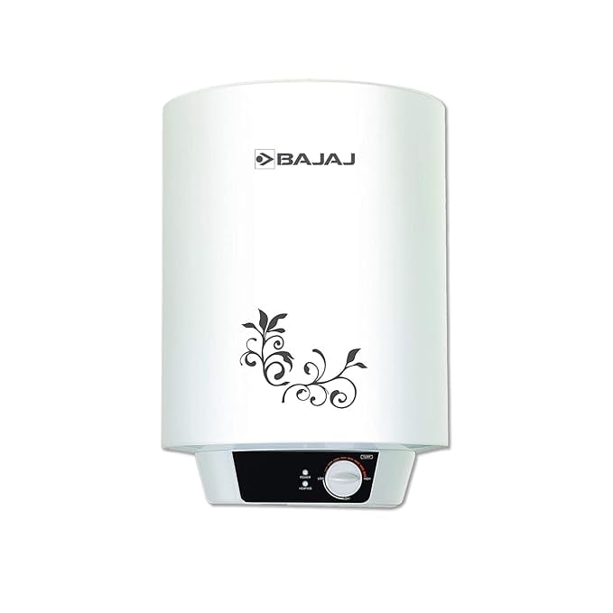 Bajaj Popular Plus Storage 15-Litre Vertical Water Heater | BEE 4 Star Rated Geyser For Bathroom & Kitchen | Swirl Flow Technology | Titanium Armour Technology | 2 Years Warranty 【White】 - Image 1