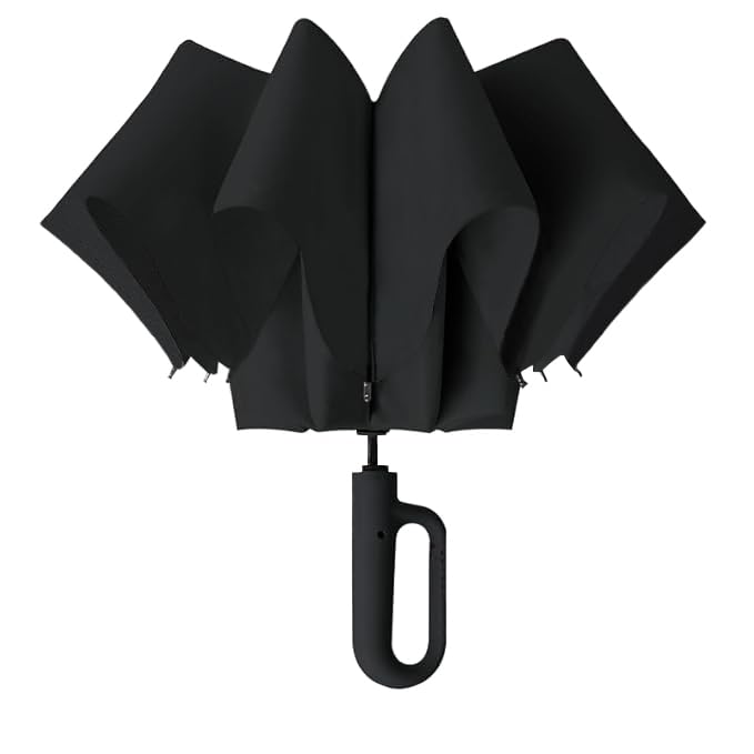 Zemic UV Umbrella with Novelty Carabiner Handle, Travel Umbrellas for Rain and Sun Protection, Windproof Compact, Automatic Open/Close, 8 Ribs, Portable Umbrella for Men and Women Zemic UV Umbrella with Novelty Carabiner Handle, Travel Umbrellas for Rain and Sun Protection, Windproof Compact, Automatic Open/Close, 8 Ribs, Portable Umbrella for Men and Women