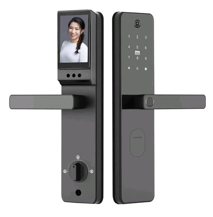 SD-2 Smart Digital Door Lock 6 Way Unlock: Face Recognition/Fingerprint/Mobile App/PIN/WiFi/RFID Card/Mechanical Key/USB Port/OTP/Visual Cat Eye2 Years Warranty/Smart Life SD-2 Smart Digital Door Lock 6 Way Unlock: Face Recognition/Fingerprint/Mobile App/PIN/WiFi/RFID Card/Mechanical Key/USB Port/OTP/Visual Cat Eye2 Years Warranty/Smart Life