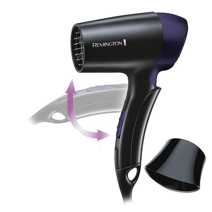 Remington Travel Dryer, 1400Watts (D2400, Black) Remington Travel Dryer, 1400Watts (D2400, Black)