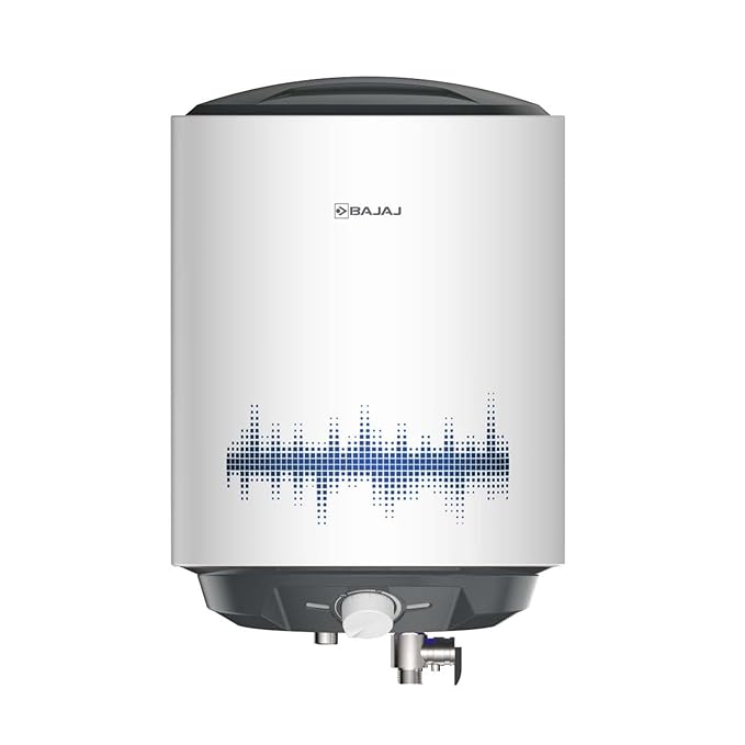 Bajaj Shield Series New Shakti 25L Storage Wall Mount Water Heater for Home, 5-Star Rated Geyser, Child Safety Mode, 10-Year Tank, 6-Year Element, 4-Year Product Warranty (White & Grey) Bajaj Shield Series New Shakti 25L Storage Wall Mount Water Heater for Home, 5-Star Rated Geyser, Child Safety Mode, 10-Year Tank, 6-Year Element, 4-Year Product Warranty (White & Grey)
