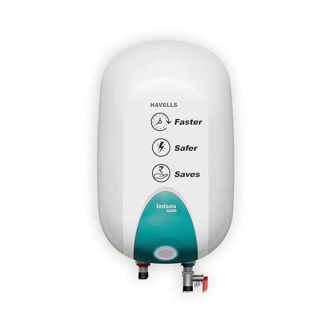 Havells Instanio Prime 15L Storage Water Heater(Geyser)|Faster Heating|Safer to use|Saves electricity|Engineered for Hard Water|Color Changing LED Indicator|Anti Rust Tank|Heavy Duty Heating Element Havells Instanio Prime 15L Storage Water Heater(Geyser)|Faster Heating|Safer to use|Saves electricity|Engineered for Hard Water|Color Changing LED Indicator|Anti Rust Tank|Heavy Duty Heating Element