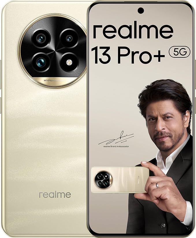 realme 13 Pro 5G (Monet Gold, 8GB RAM, 256GB) | Upto 16GB Dynamic RAM | Snapdragon 7s Gen2 Processor | 6.7" AMOLED Curved Display | 50MP+8MP+2MP | 32MP Front Cam | 5200 mAh Battery | AI Ultra Clarity - Image 1
