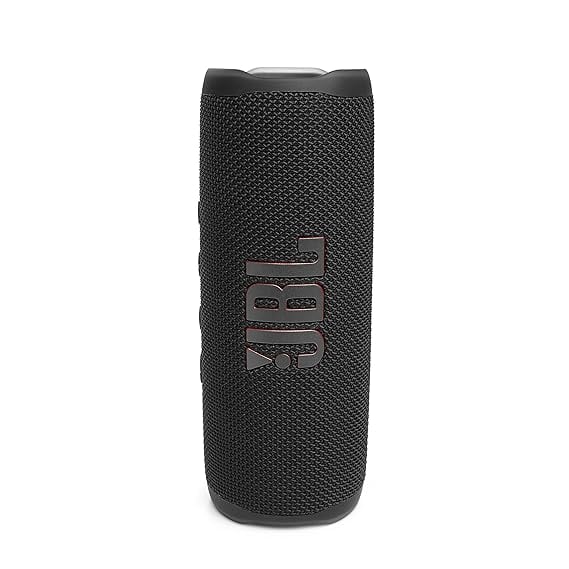JBL Flip 6 Wireless Portable Bluetooth Speaker Pro Sound, Upto 12 Hours Playtime, IP67 Water & Dustproof, PartyBoost & Personalization App (Without Mic, Black) - Image 2