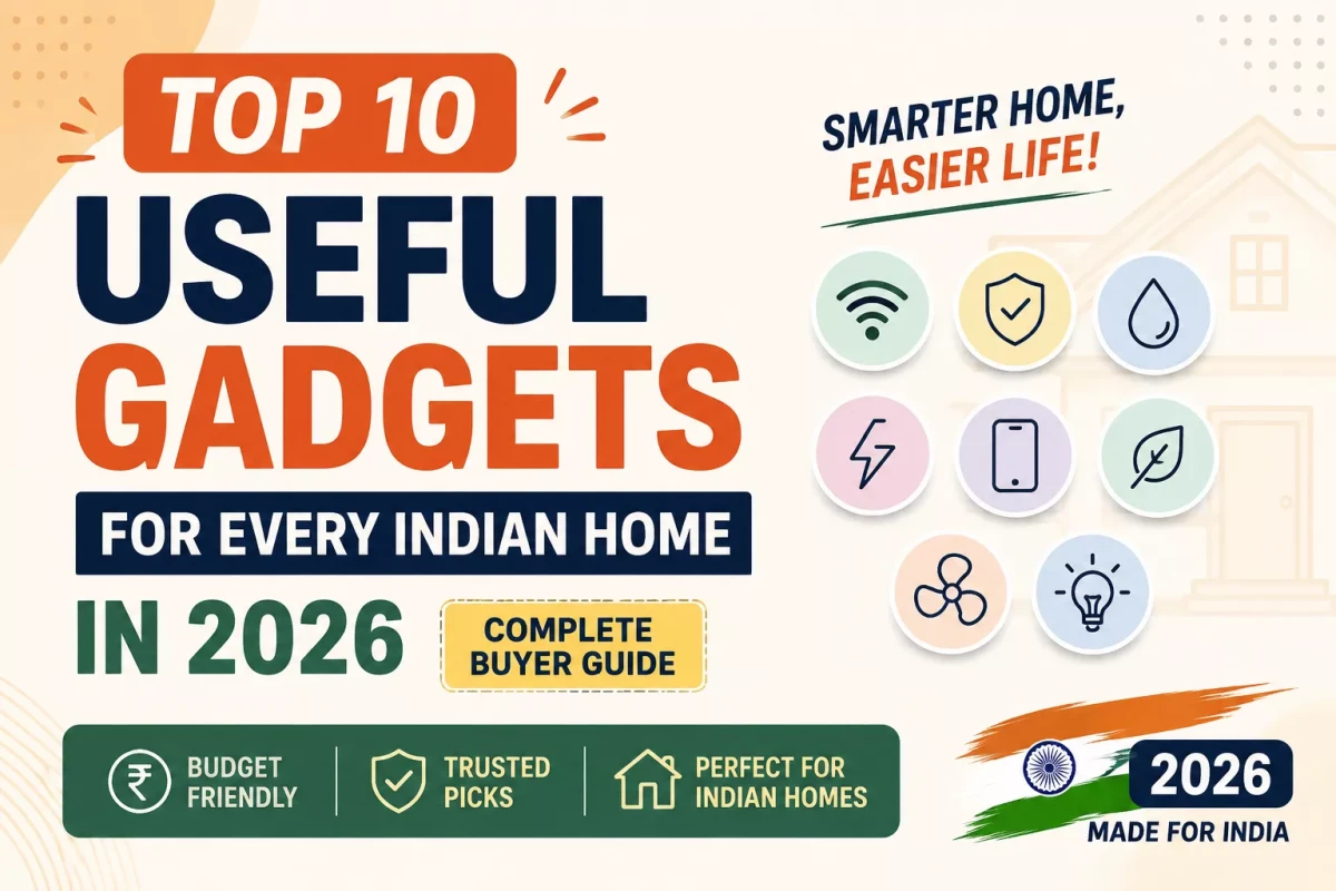 Top 10 Useful Gadgets for Every Indian Home in 2026