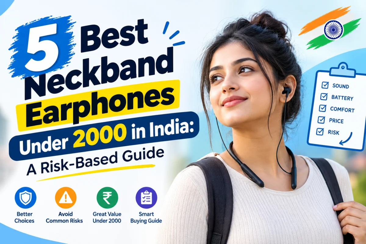5 Best Neckband Earphones Under 2000 in India: A Risk-Based Guide