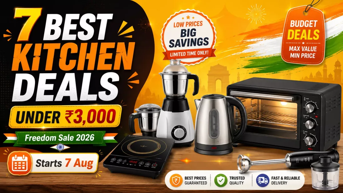 Best Kitchen Appliances Under ₹3,000 in the Amazon Great Freedom Sale 2026
