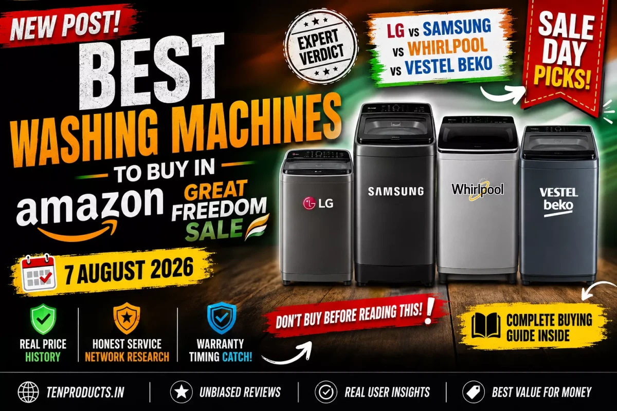 Best Washing Machines to Buy in Amazon's Great Freedom Sale 2026