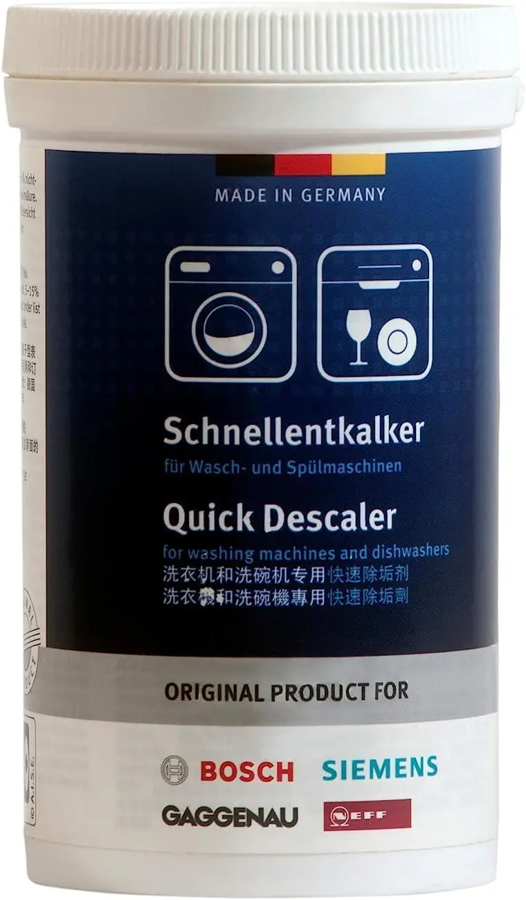 Bosch Siemens quick descaler 250 g powder for washing machines and dishwashers