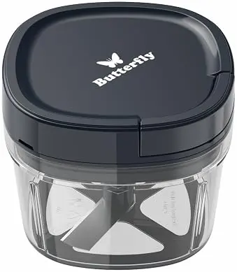 Butterfly Premium Plastic Vegetable Chopper 600 ml Blue