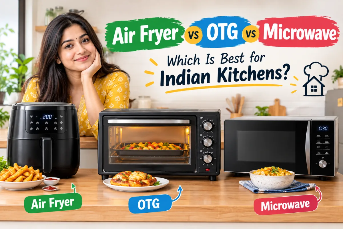 Air Fryer vs OTG vs Microwave: Which Is Best for Indian Kitchens?