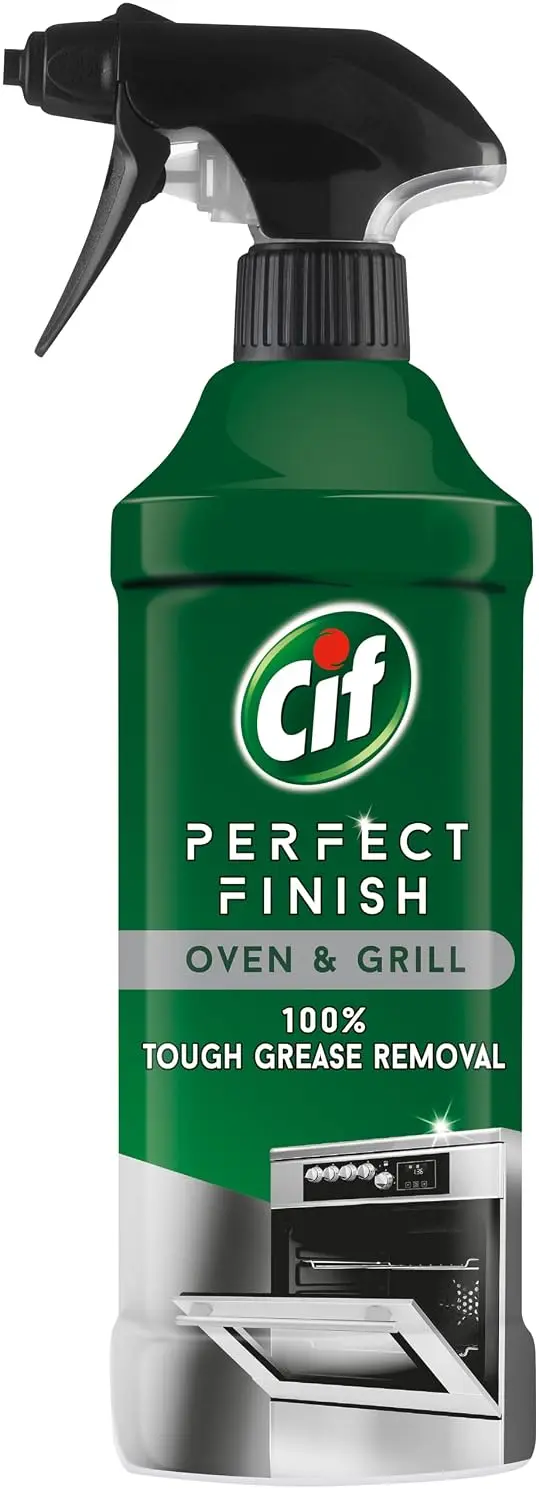 Cif Perfect Finish Oven & Grill Cleaner (435 ml) Cif Perfect Finish oven and grill cleaner spray 435 ml