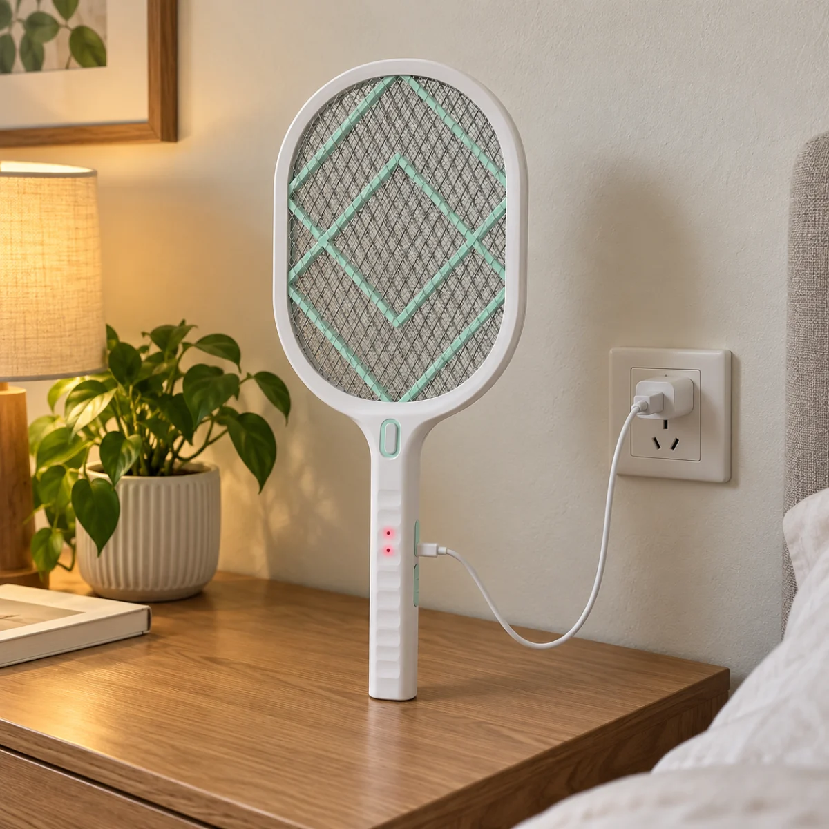 Halohop Rechargeable Mosquito Racket with Torch Halohop rechargeable mosquito killer racket with LED torch