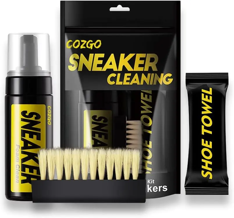 COZGO Waterless Foam Sneaker Cleaner Kit COZGO waterless foam sneaker cleaner kit with shoe brush and cloth