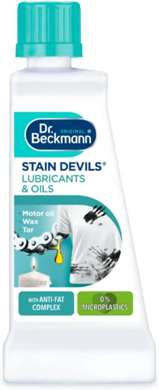 Dr Beckmann Stain Devils grease liquid stain remover 50 ml bottle