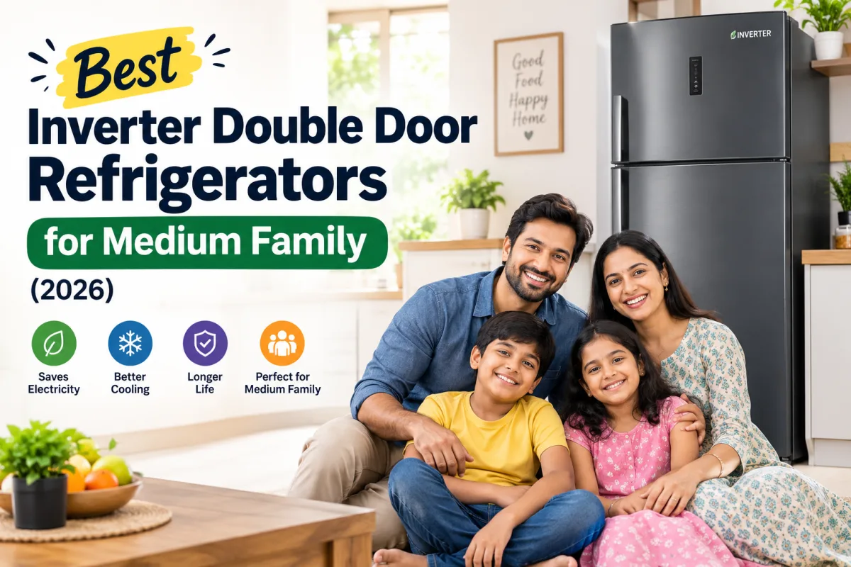 Best Inverter Double Door Refrigerators for Medium Family (2026)