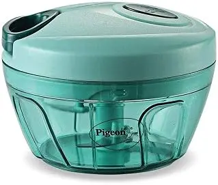 Pigeon Polypropylene Mini Handy and Compact Chopper with 3 Blades for Effortlessly Chopping Vegetables and Fruits for