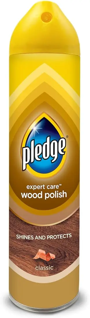 Pledge Wood Polish Spray, Classic (250 ml) Pledge classic wood polish spray 250 ml can