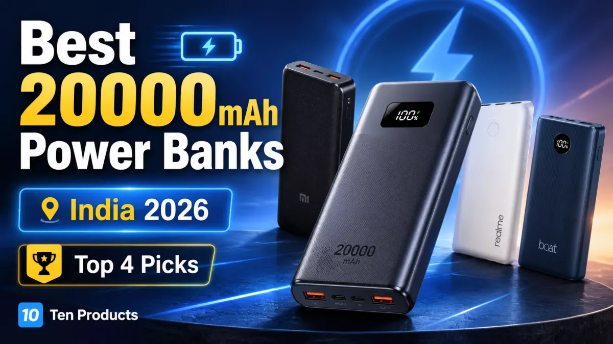 Best 20000mAh Power Banks in India (2026)