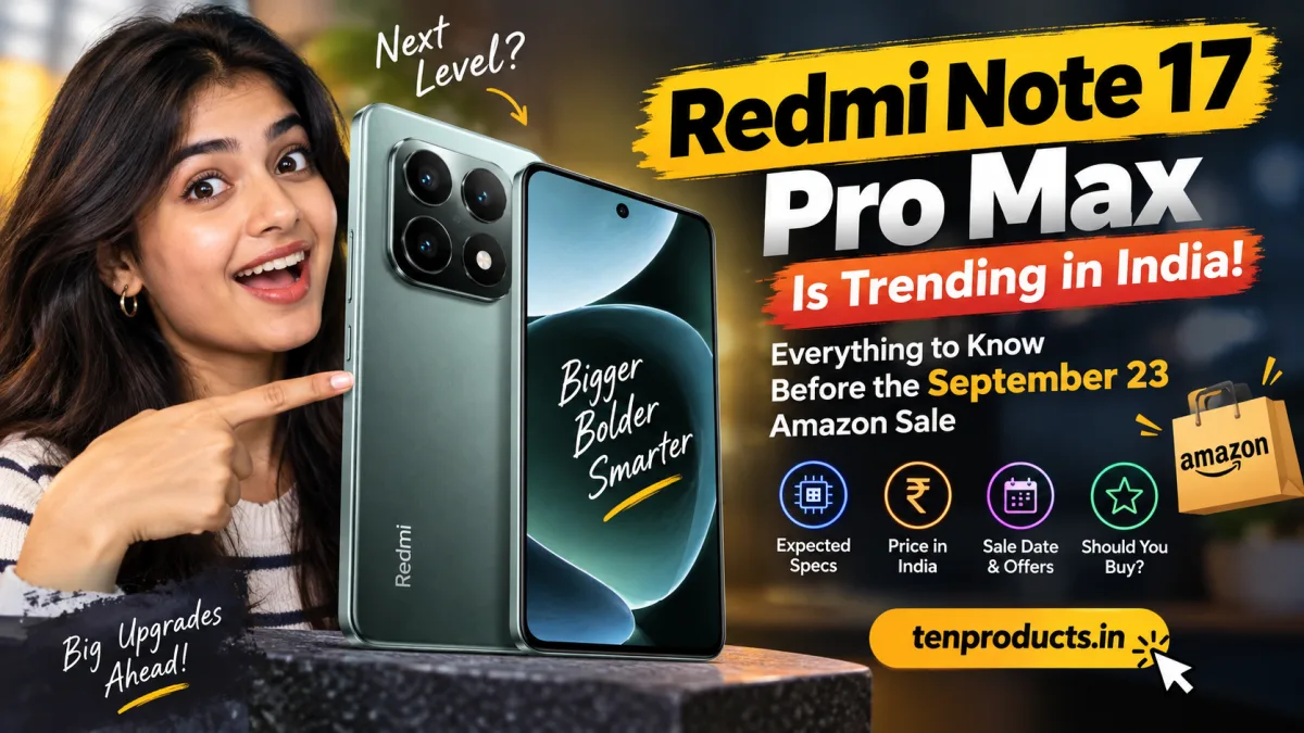 Redmi Note 17 Pro Max Is Trending in India: Everything to Know Before the September 23 Amazon Sale