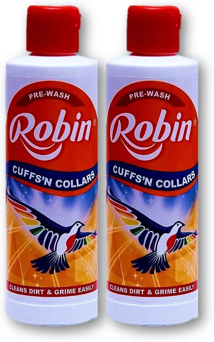 Robin Cuffs n Collars liquid 200 ml pack of two bottles