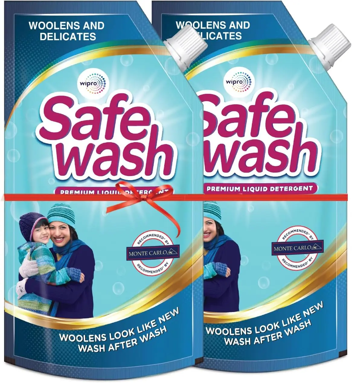 Safewash Premium Liquid Detergent for Woollens and Delicates (2 × 1 L) Safewash premium liquid detergent for woollens and delicates two pouches