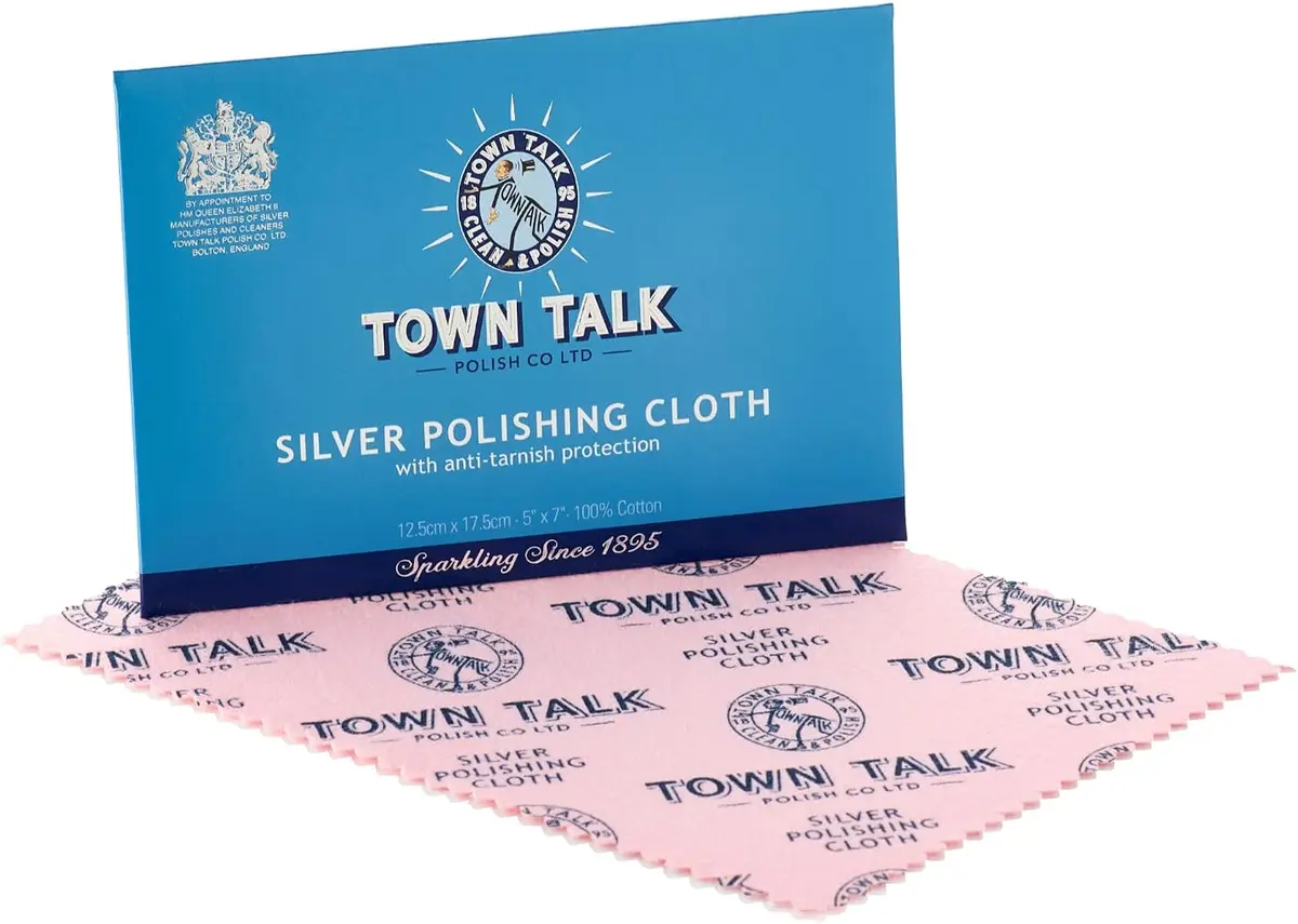 Town Talk Silver King Anti-Tarnish Polishing Cloth Town Talk Silver King anti tarnish silver polishing cloth