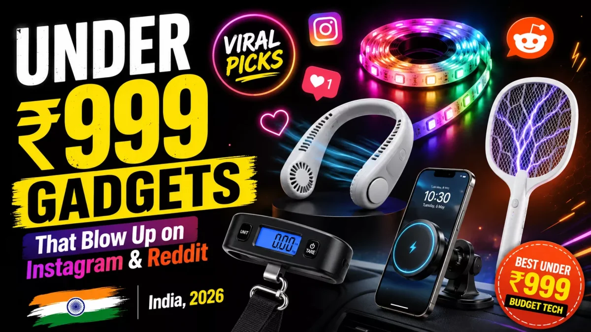 Under ₹999 Gadgets That Blow Up on Instagram and Reddit (India, 2026)