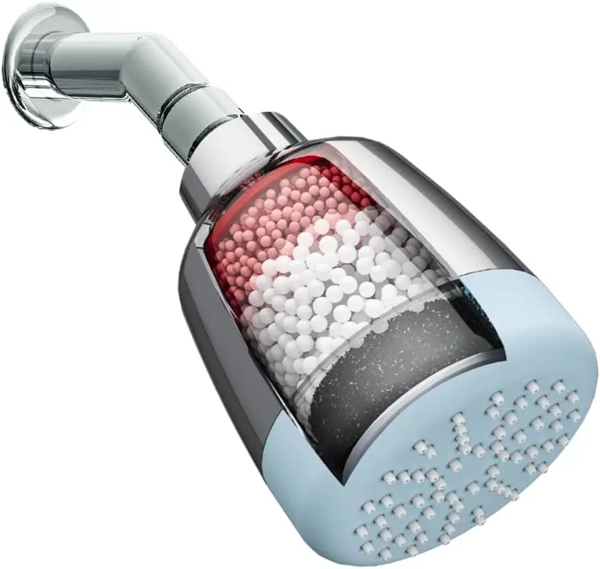 WaterScience CLEO shower filter for bathroom hard water with replaceable cartridge
